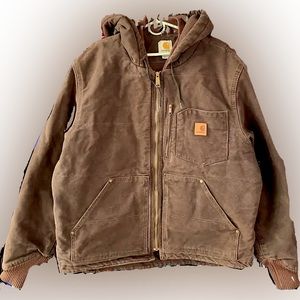 (LG) Carhartt Vintage Insulated Jacket - Brown/Grey